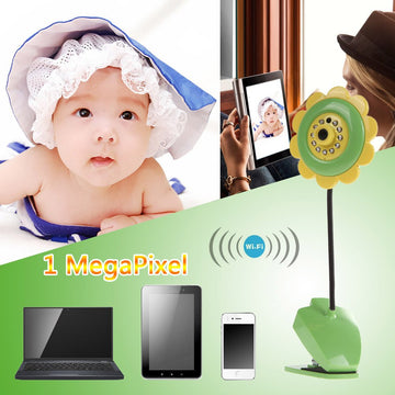 Macro See Sunflower WiFi Camera & Baby Monitor with Night Vision - Imported from UK